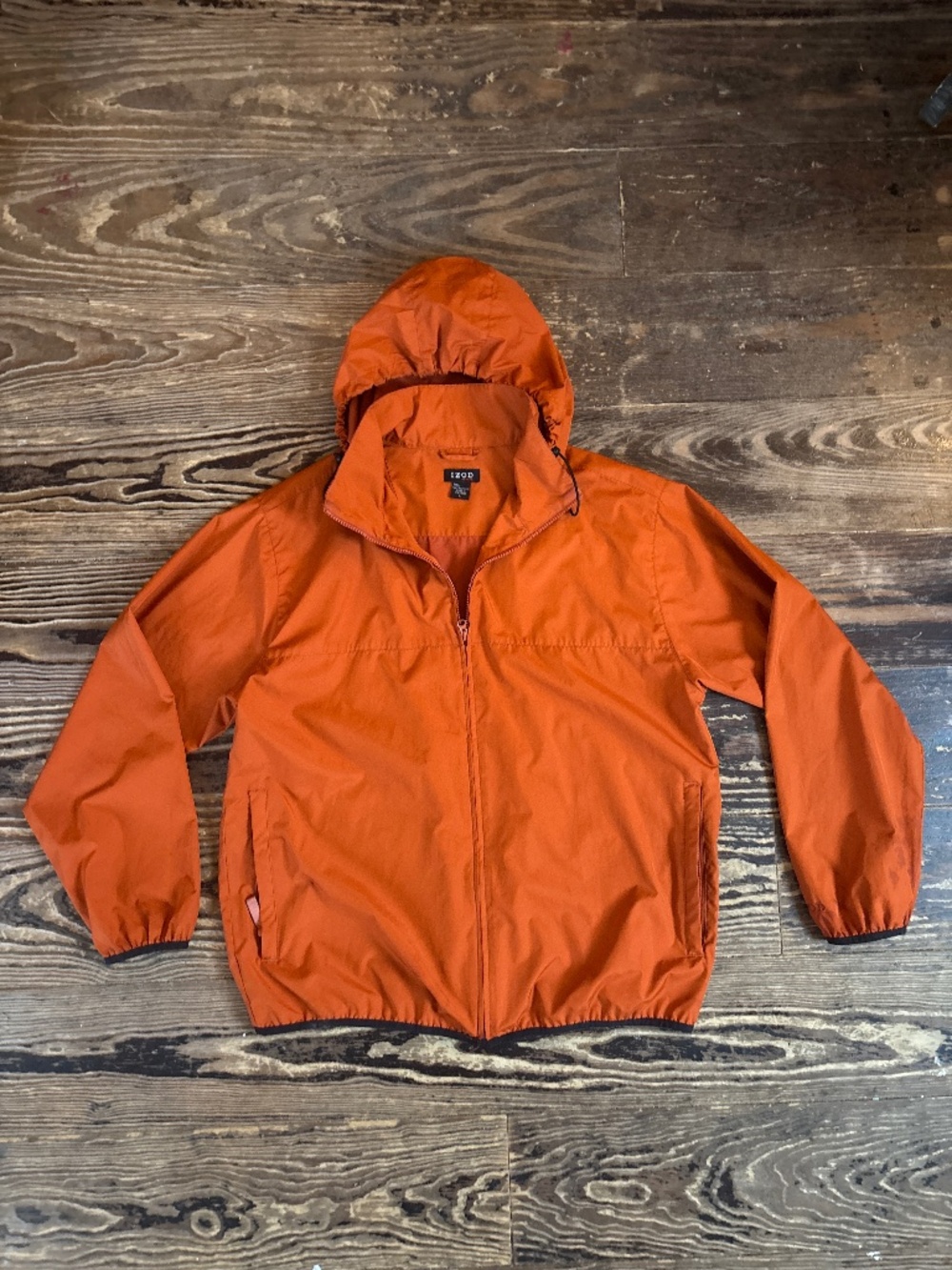 Izod unisex hooded raincoat